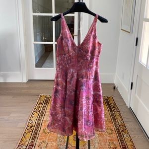 Aidan Mattox  Floral Fit and Flare Dress
